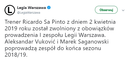 NARESZCIE! Oficjalny KOMUNIKAT Legii Warszawa!